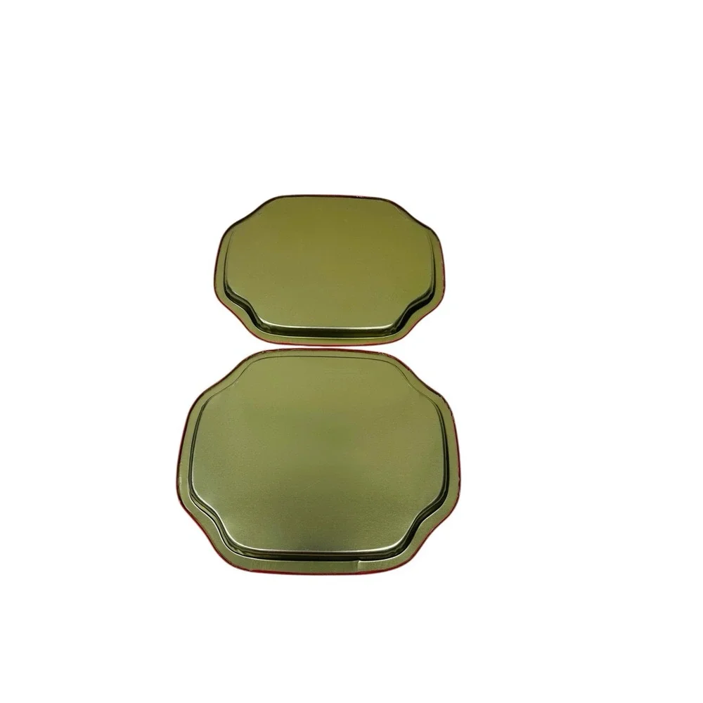 Christmas Tin Serving Trays Vintage Metal Holiday‎ Goose Pattern Cookie Set Of 3